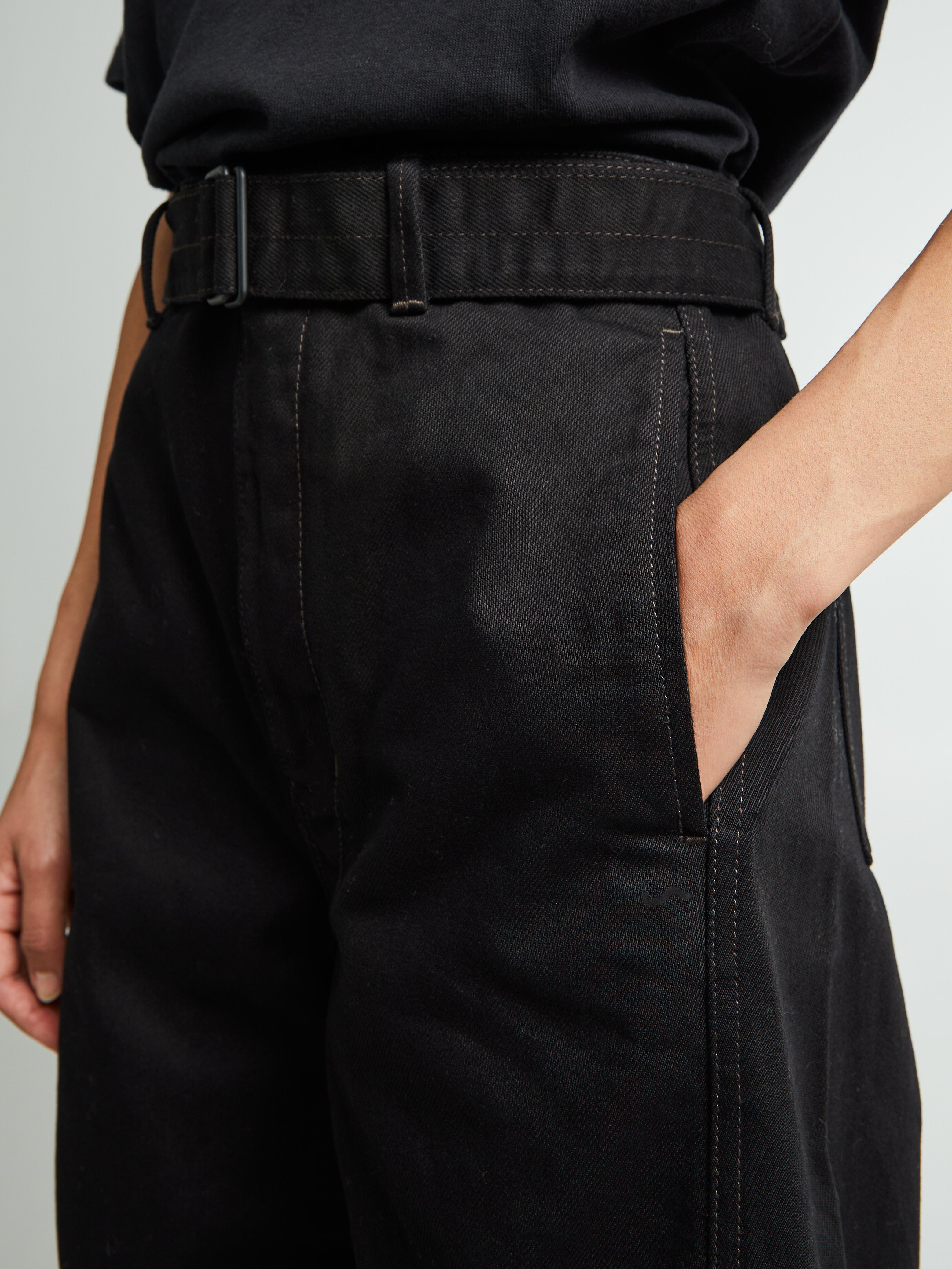 Lemaire - Twisted Belted Pants in Black