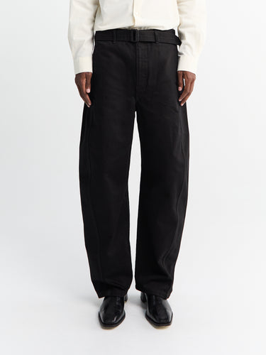 Lemaire - Twisted Belted Pants in Black