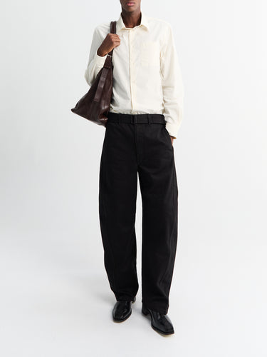 Lemaire - Twisted Belted Pants in Black