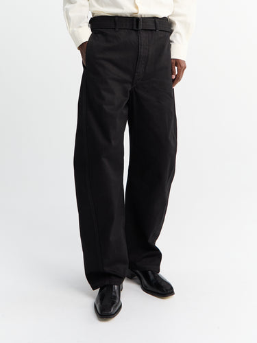 Lemaire - Twisted Belted Pants in Black
