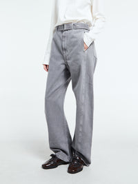 Lemaire - Twisted Belted Pants in Heather