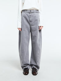 Lemaire - Twisted Belted Pants in Heather