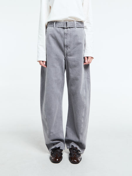 新品REVERBERATE Belted Trousers TYPE3 Gray REVERBERATE リバーバレイト / BELTED TROUSERS TYPE3 グレー