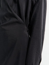 Lemaire - Straight Collar Twisted Dress in Black