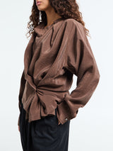 Lemaire - Twisted Top in Brunette
