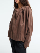 Lemaire - Twisted Top in Brunette