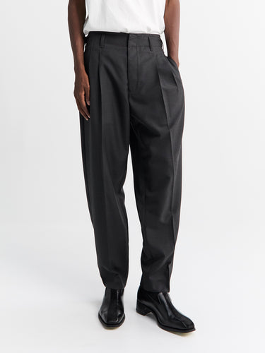 Lemaire - Pleated Pants in Coal