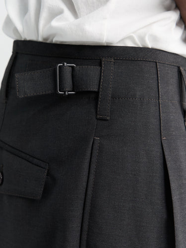 Lemaire - Pleated Pants in Coal
