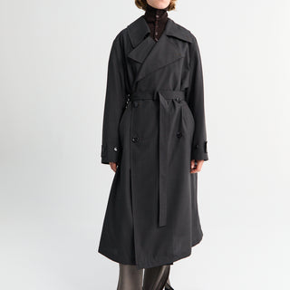 Lemaire - Trench Coat With Detachable Lining in Coal