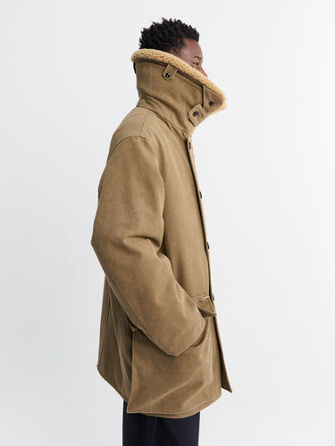 Lemaire - Shearling Winter Parka in Sisal