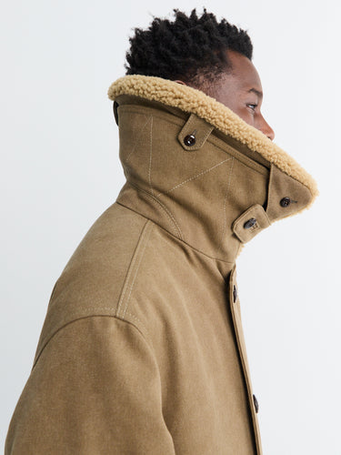 Lemaire - Shearling Winter Parka in Sisal
