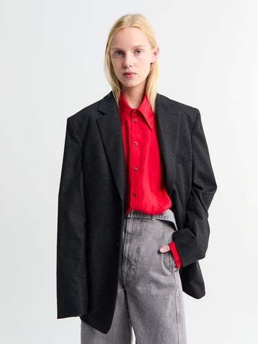 Lemaire - Soft SB Jacket in Anthracite and Grey