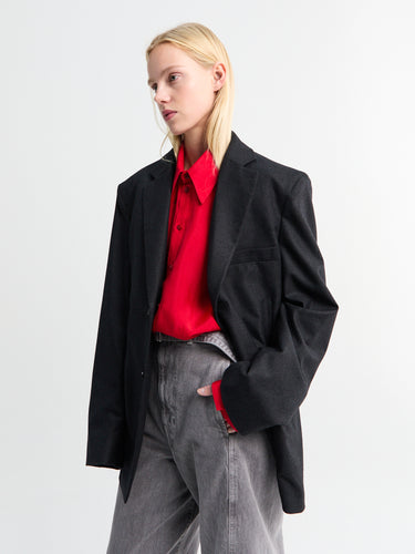 Lemaire - Soft SB Jacket in Anthracite and Grey