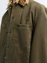 Lemaire - Workwear Overshirt in Moss Green