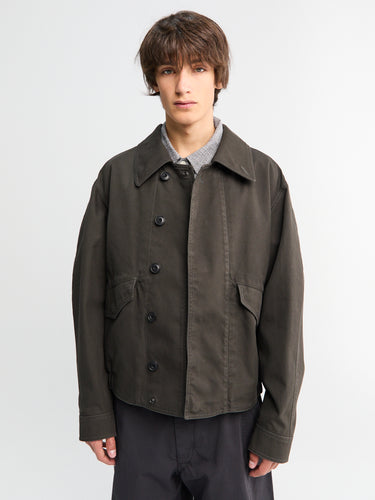 Boxy Blouson in Espresso