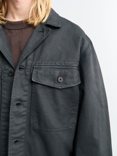 Lemaire - Trucker Jacket in Coal