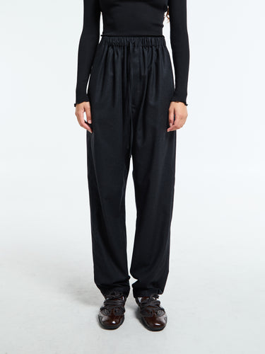 Lemaire - Drawstring Pants in Anthracite and Grey