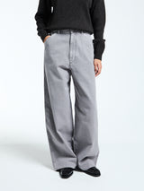 Lemaire - Large Pants in Heather in Grey