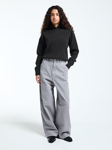 Lemaire - Large Pants in Heather in Grey