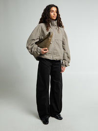 Lemaire - High Waisted Curved Pants in Black