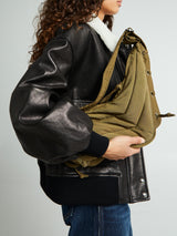 Lemaire - Small Soft Game Bag in Dusty Khaki
