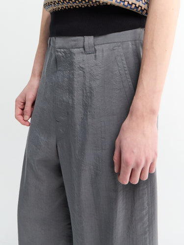 Lemaire - Straight Tailored Pants in Aluminium