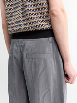 Lemaire - Straight Tailored Pants in Aluminium