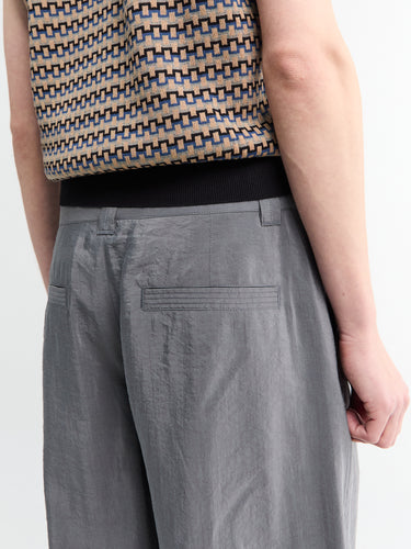 Lemaire - Straight Tailored Pants in Aluminium