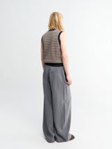 Lemaire - Straight Tailored Pants in Aluminium