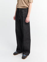 Lemaire - Wide Pant With Studs in Slate