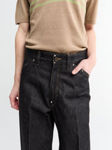 Lemaire - Wide Pant With Studs in Slate