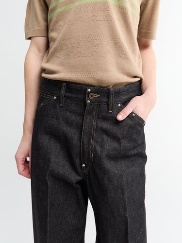 Lemaire - Wide Pant With Studs in Slate