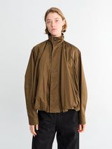 Lemaire - Soft Pleated Blouson Jacket in Bronze
