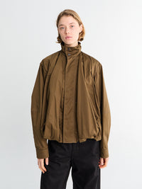 Lemaire - Soft Pleated Blouson Jacket in Bronze