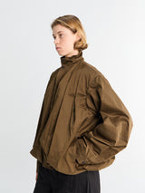 Lemaire - Soft Pleated Blouson Jacket in Bronze