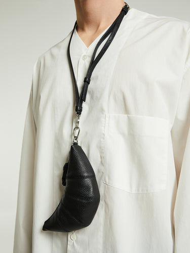 Lemaire - Crossbody Croissant Coin Bag in Black