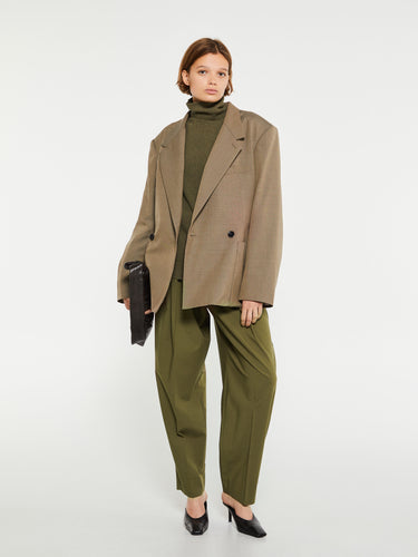 Lemaire - Soft Tailored Jacket in Beige Grey