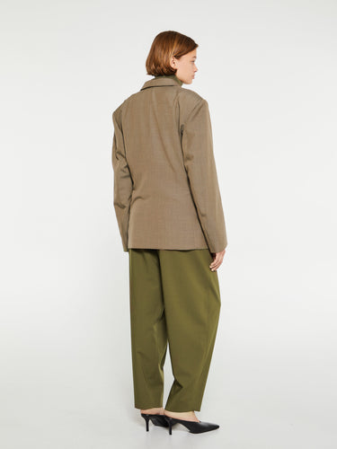Lemaire - Soft Tailored Jacket in Beige Grey