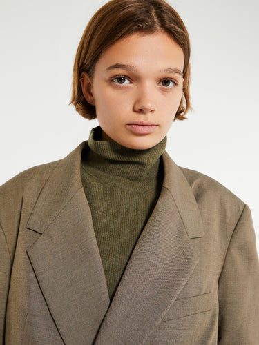 Lemaire - Soft Tailored Jacket in Beige Grey