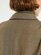 Lemaire - Soft Tailored Jacket in Beige Grey