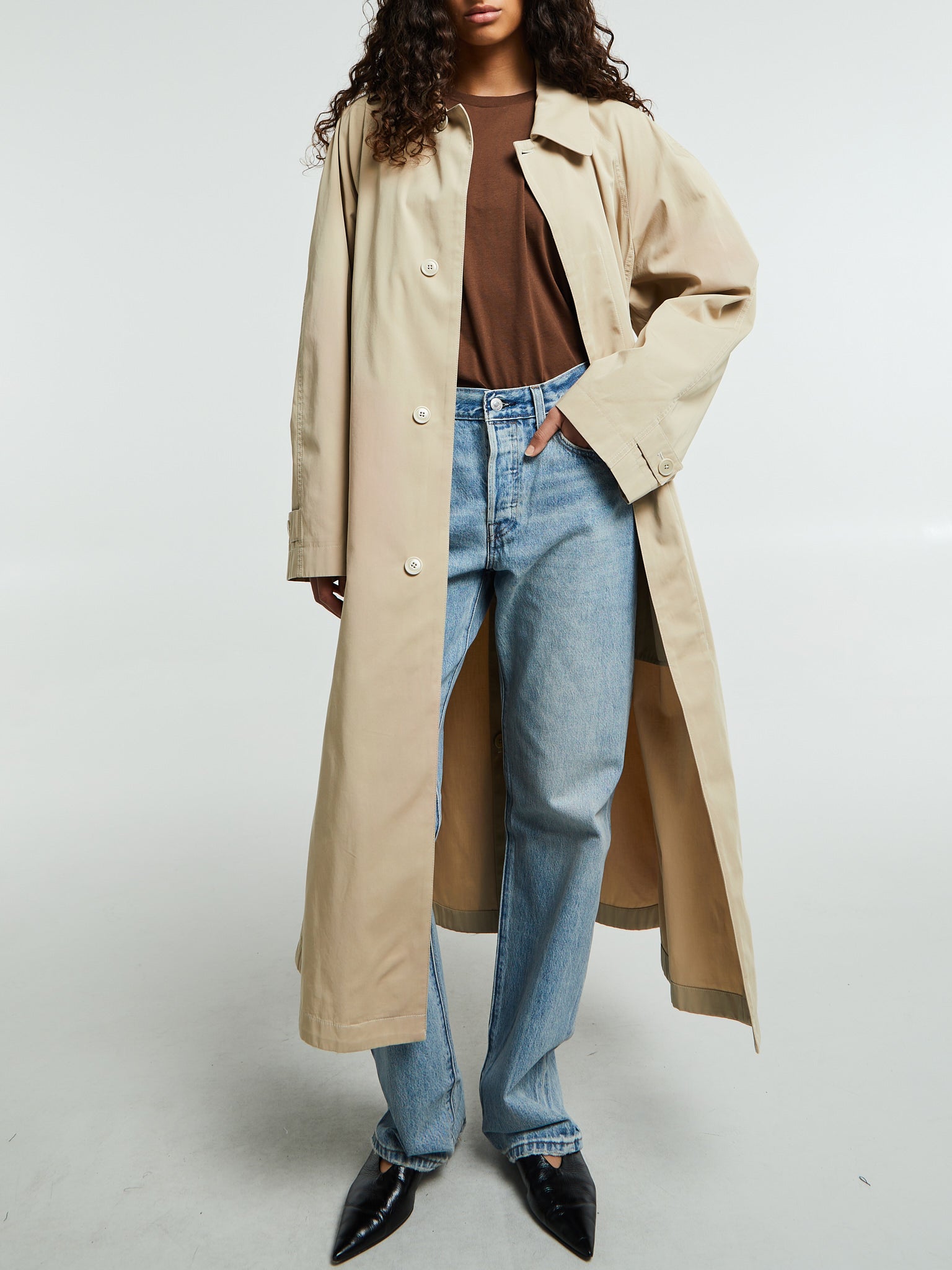 Lemaire - Overcoat in Rose Beige