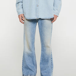 ERL - Patchwork Stars Jeans in Light Blue