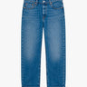 Levi's - 501 90s Jeans Work Yourself Selvedge in Medium Indigo Worn In