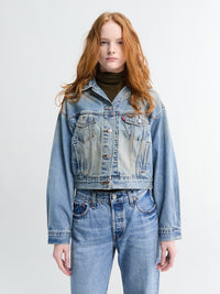 Levi's - Shrunken 90s Trucker Jacket in Off Roading Trucker Indigo