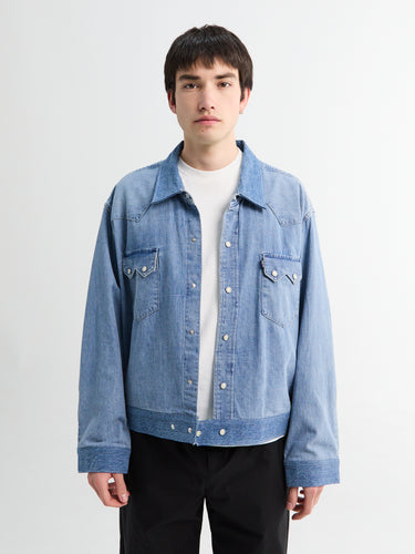 Blue Tab Customized Sawtooth in Indigo