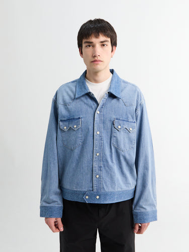 Blue Tab Customized Sawtooth in Indigo