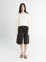 Levi's - Super Baggy Jort Over A Cup Psk in Brown