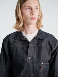 Levi's - Lvc Wwii Trucker Lvc Wwii Rigi in Dark Indigo - Flat Finish