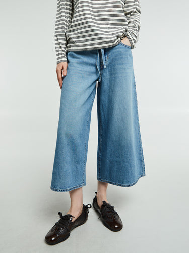 Levi's - Xl Culotte Jeans in Hot And Cold Blue