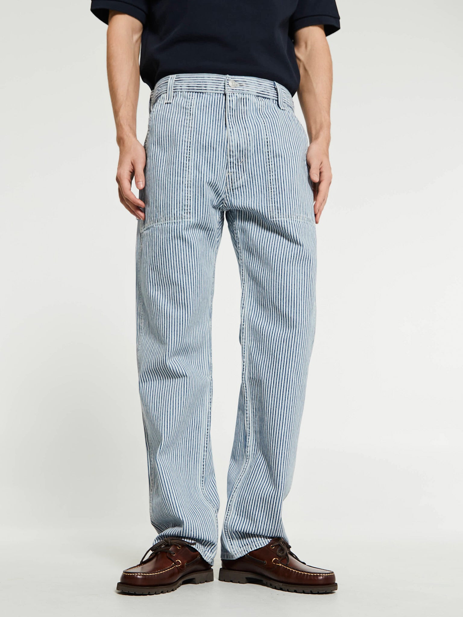 Levi's - 555 Relaxed Straight Utility Jeans in The Road Again Blue